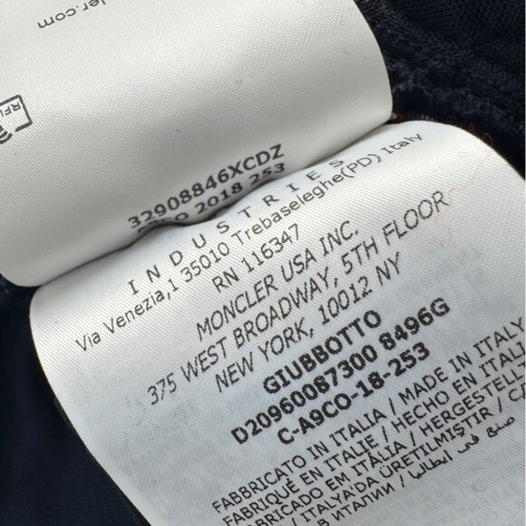 NWT Moncler x Poldo Dog Couture Sweater size 00 Navy Blue - Picture 10 of 11